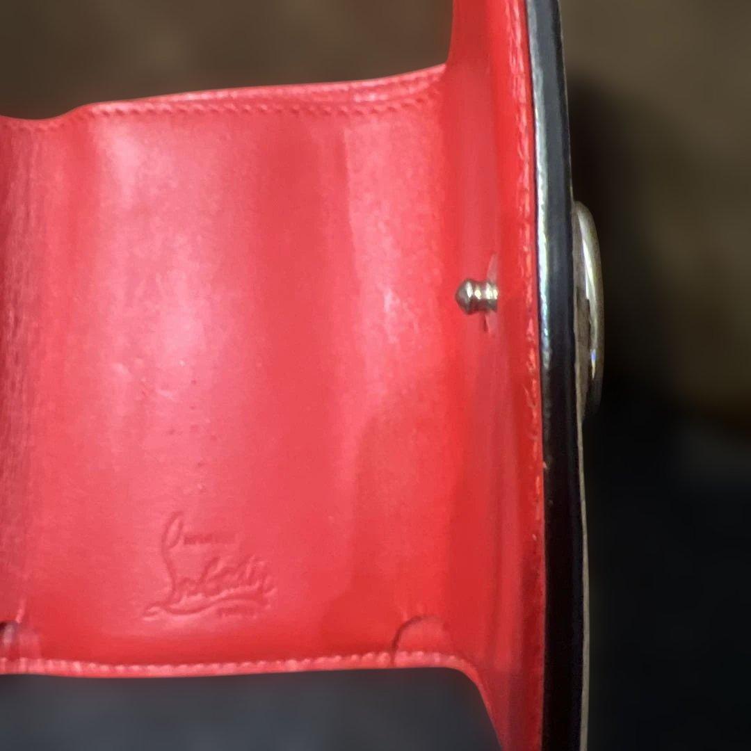 クリスチャンルブタン　三つ折りミニ財布