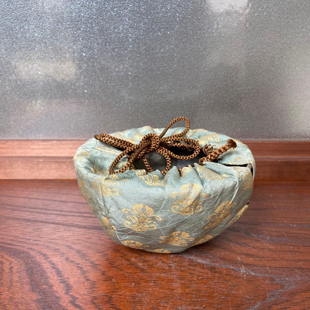 七官青磁蓮弁文碗 明時代　大徳寺箱書　ke