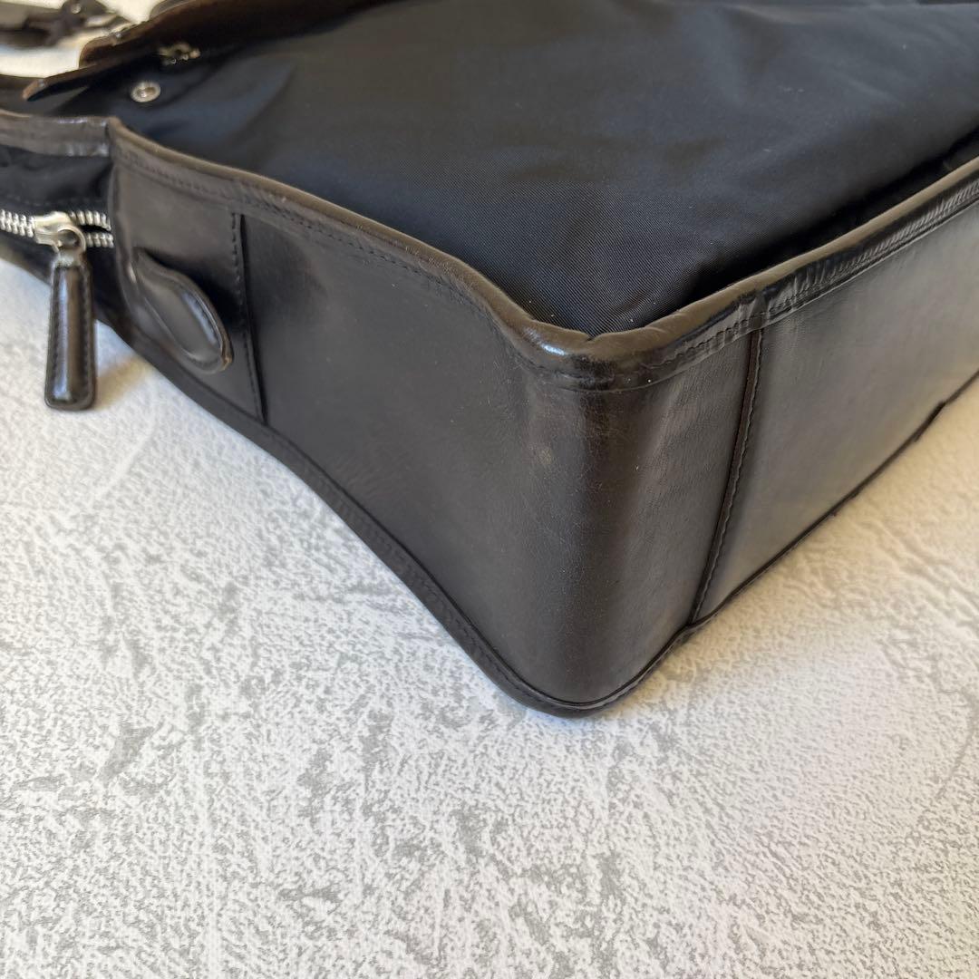 Felisi フェリージ ナイロンレザー ブリーフケース 8637/2 黒