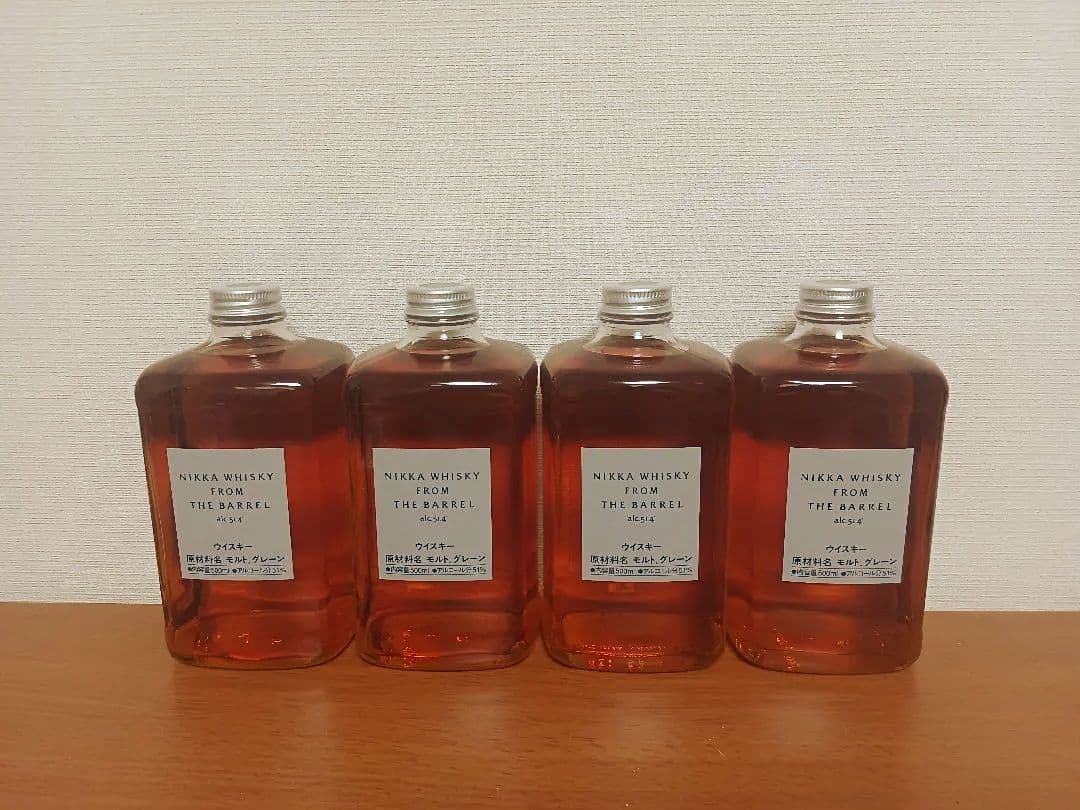 【美品】NIKKA WHISKY フロム ザ バレル4本セット 500ml