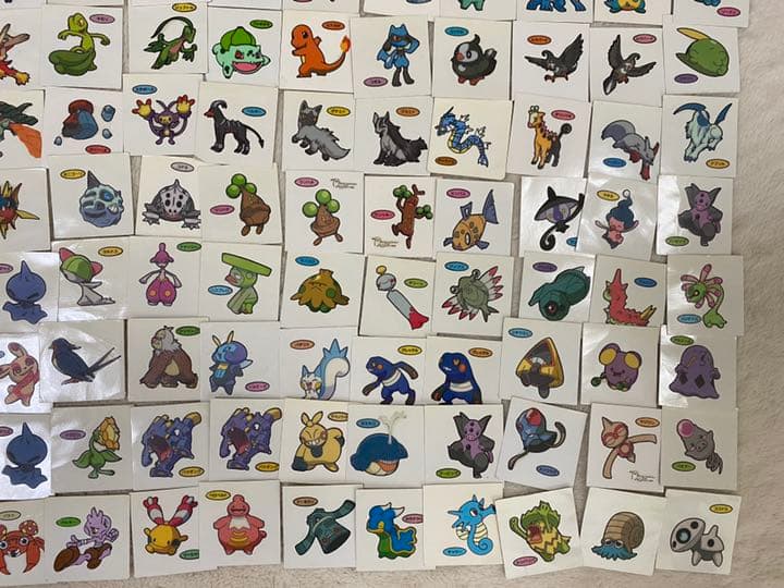 デコキャラシール ポケモンパンシール ポケモンシール 128枚プラスα