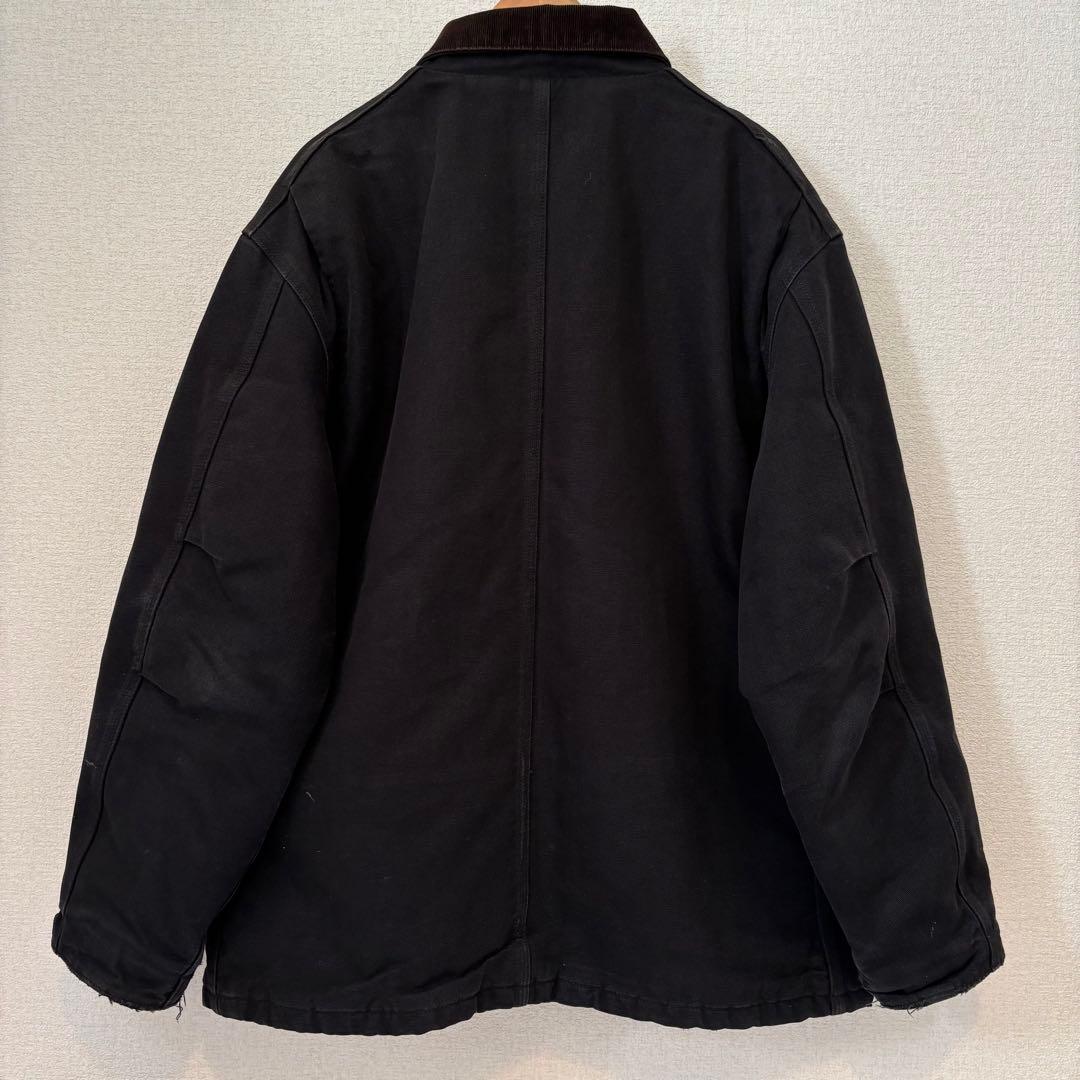 o*f様 Carhartt トラディショナルジャケット 企業ロゴ 刺繍 XL メ