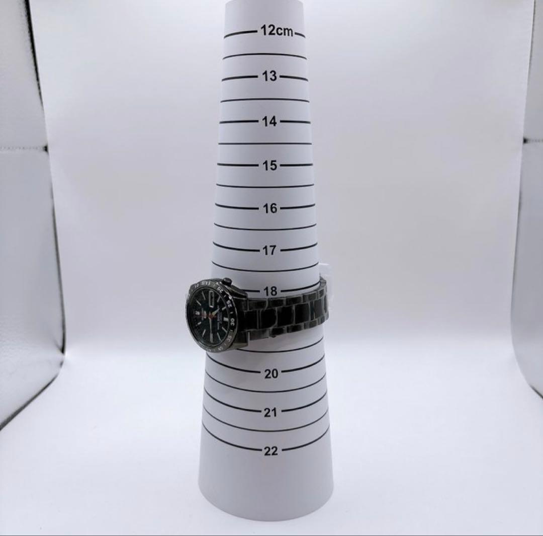 新品未使用 箱付SEIKO 自動巻き 腕時計 防水 裏スケルトン ブラック