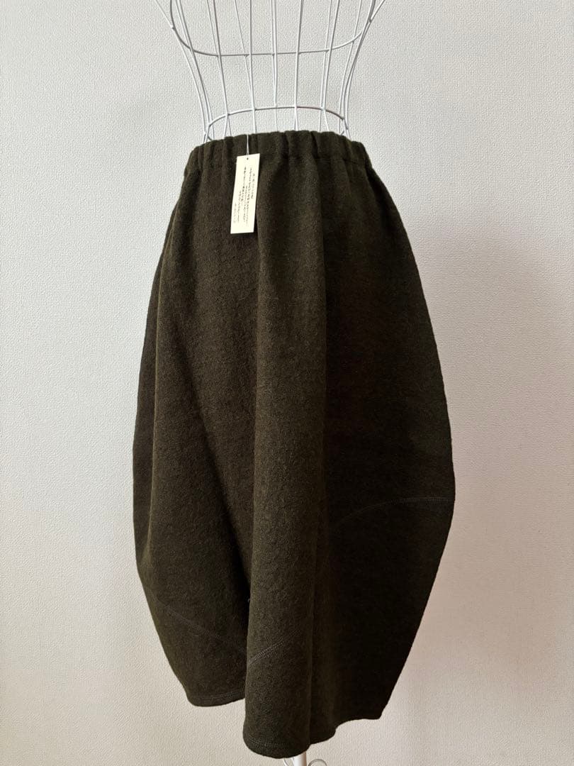 ババグーリ Babaghuri スカート コクーンシルエット ウール