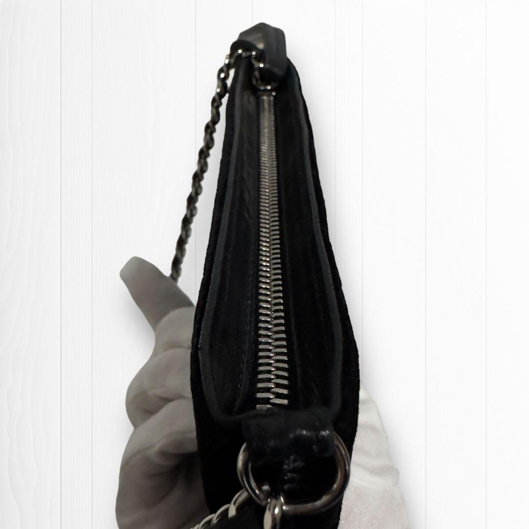 専用【高級ベロア生地】シャネル ハンドバッグ カメリアNo.5チェーンポシェット