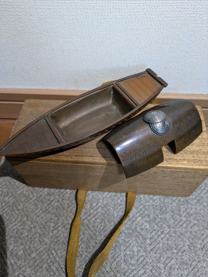 【レア品】大正3年(1914年) 陸軍特別大演習記念 大阪市紀年 三十石船之香爐