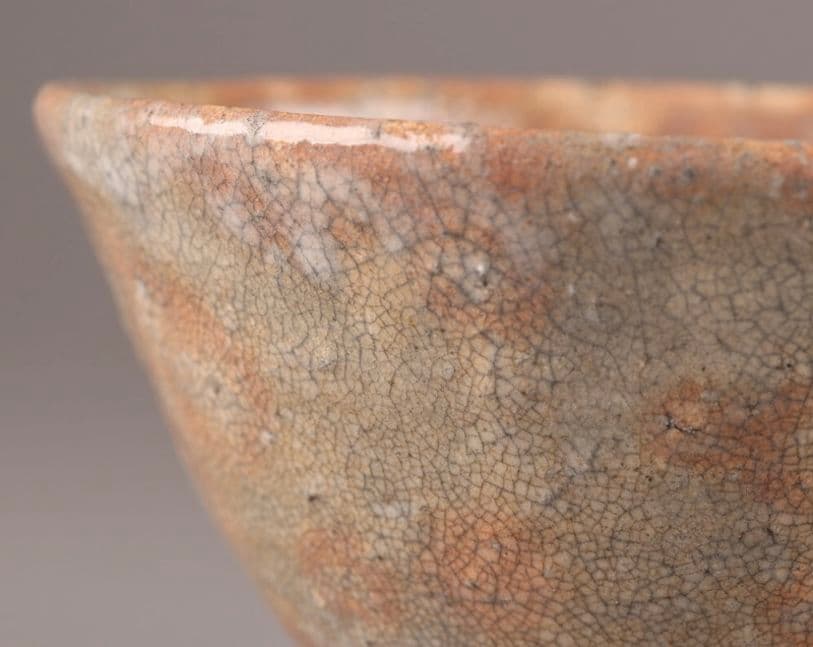 【大井戸茶碗　有楽 】古美術 朝鮮古陶磁器 李朝 青井戸 茶碗 時代物　喜左衛門