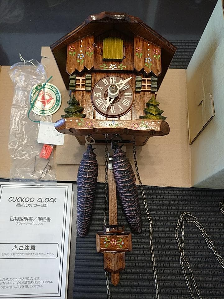 フーベルトカッコー・ミニ 鳩時計 ドイツ HUBERT HERR社