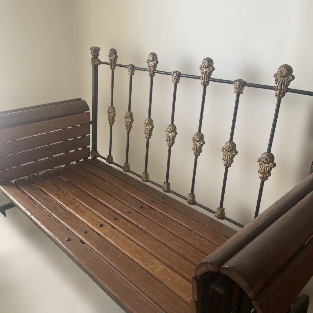 ‼️SALE開催‼️アンティーク　アイアンベンチ　椅子　イギリス