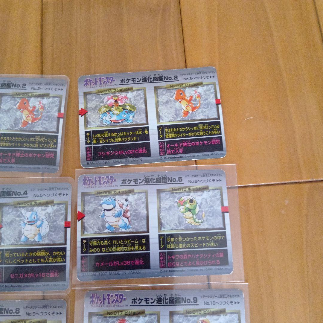 ポケモン進化図鑑カード、レンズまとめ売り