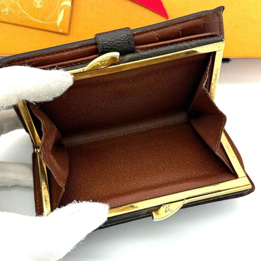 美品✨ルイヴィトン モノグラム ヴィエノワ がま口財布 コンパクト財布