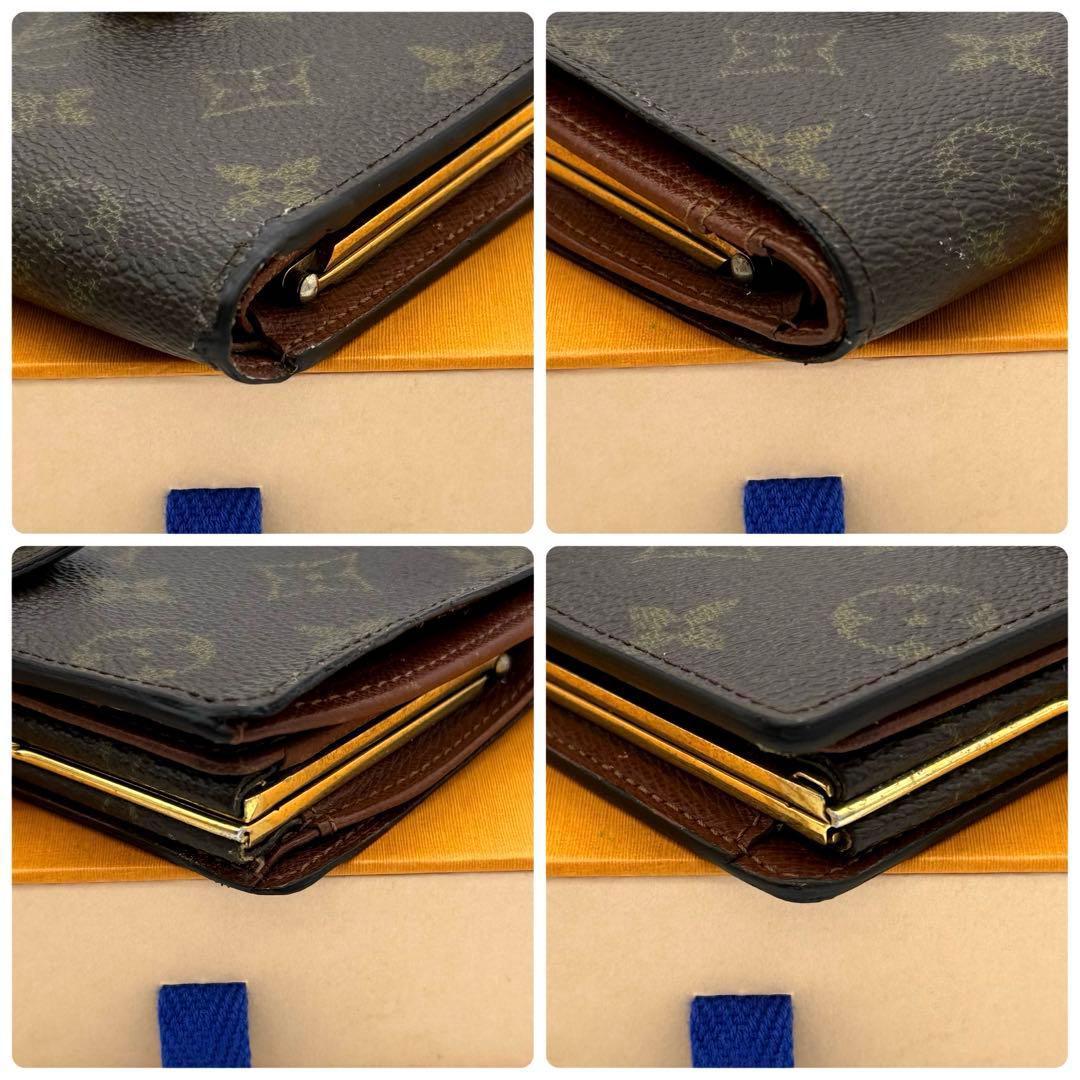 美品✨ルイヴィトン モノグラム ヴィエノワ がま口財布 コンパクト財布