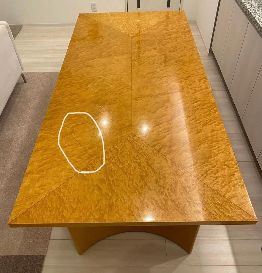 ★SALE★大塚家具スプレンダーバーズアイメールダイニングテーブル