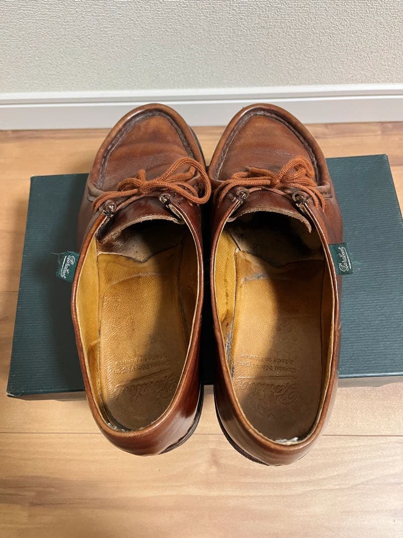 Paraboot Michael パラブーツ ミカエル モカシン 革靴 42