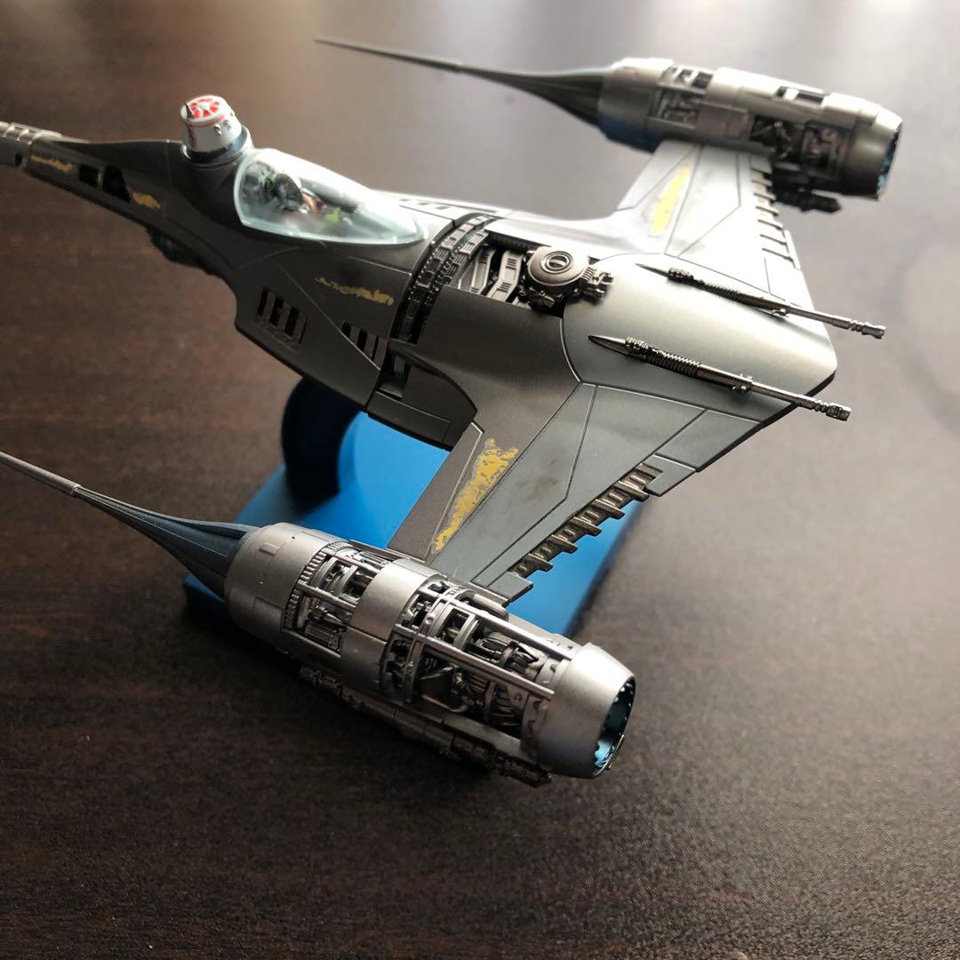 スターウォーズ　マンダロリアンN1スターファイター　組み立て塗装済み