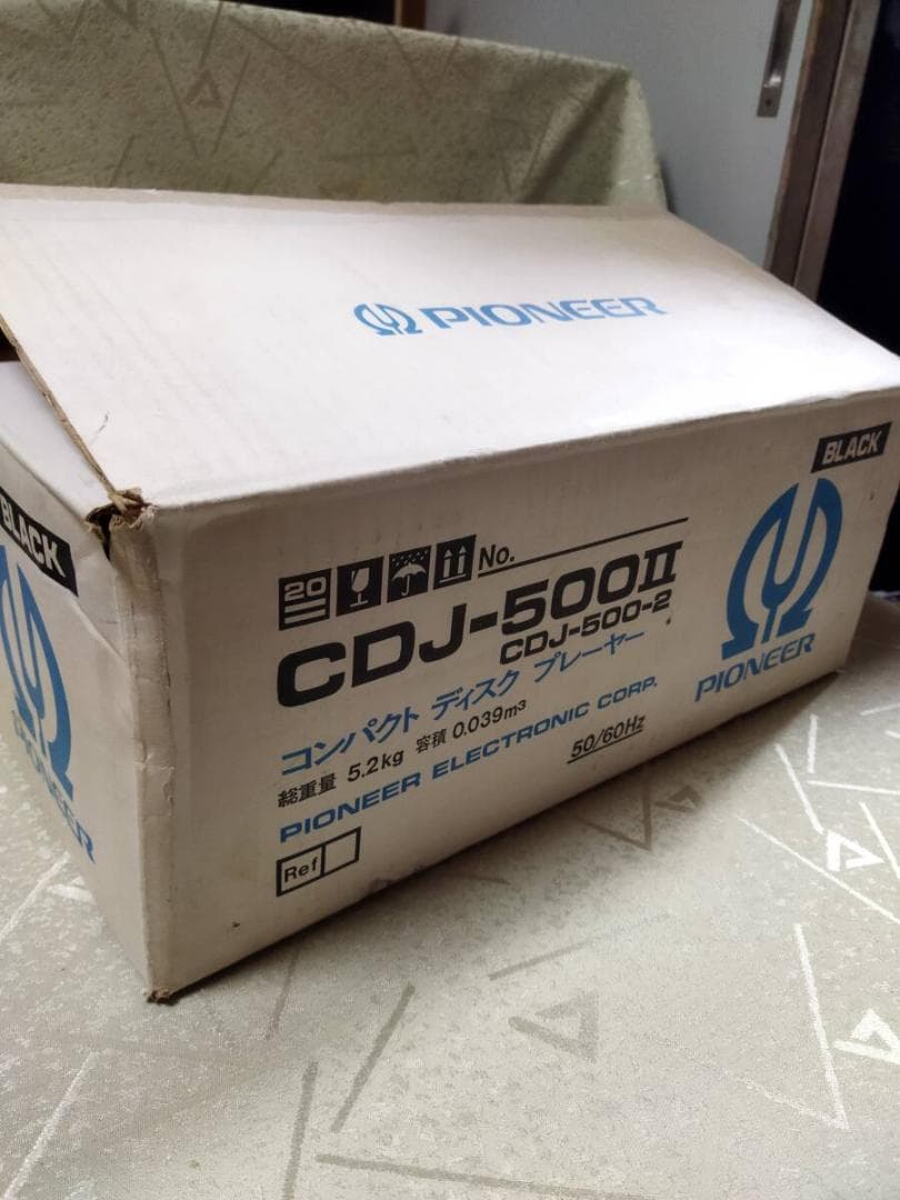 Pioneer パイオニア CDJ-500II　プレーヤー　 通電確認　箱付き