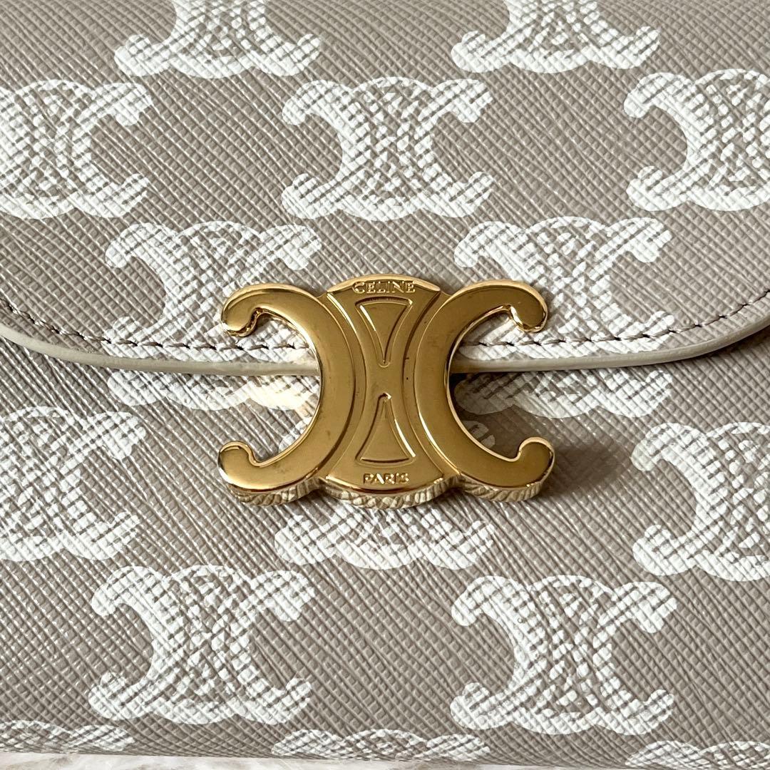 未使用✨CELINE セリーヌ トリオンフ スモールフォレット　三つ折り財布