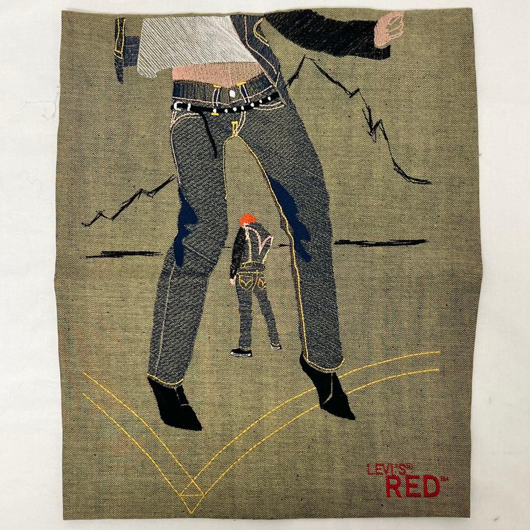 激レア 非売品 LEVI'S RED リーバイス レッド 刺繍入り デニム生地