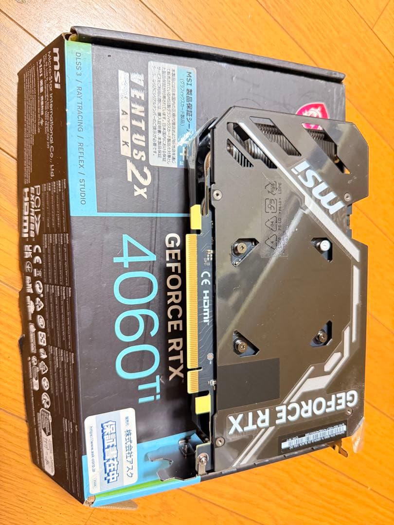MSI GeForce RTX 4060 Ti 本体