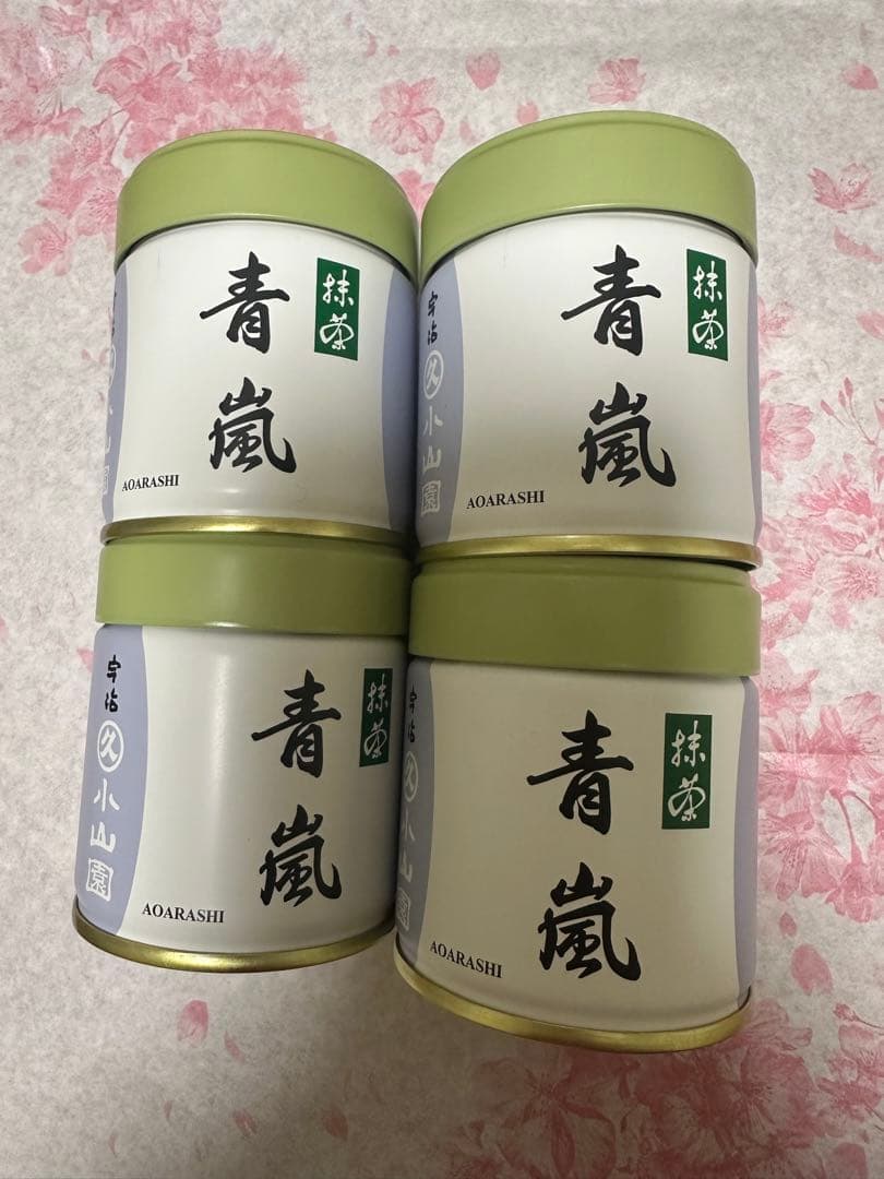 丸久小山園抹茶青嵐40gx4缶
