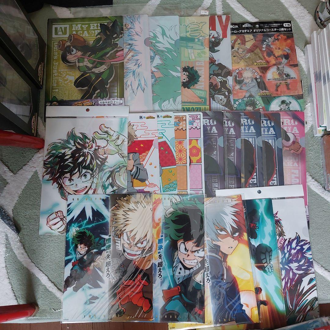 ヒロアカ クリアファイル 新聞 うちわ フライヤー セット