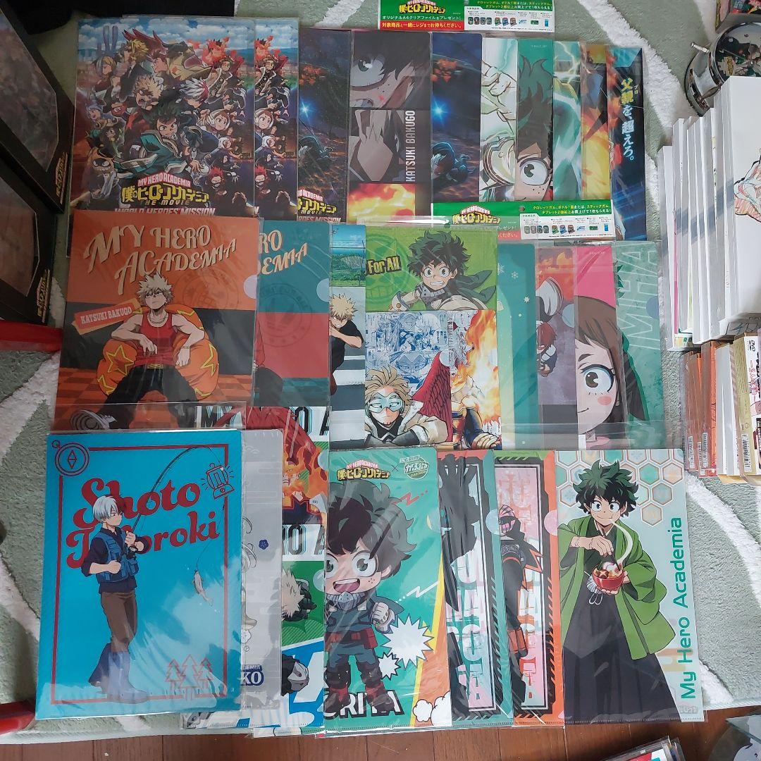 ヒロアカ クリアファイル 新聞 うちわ フライヤー セット