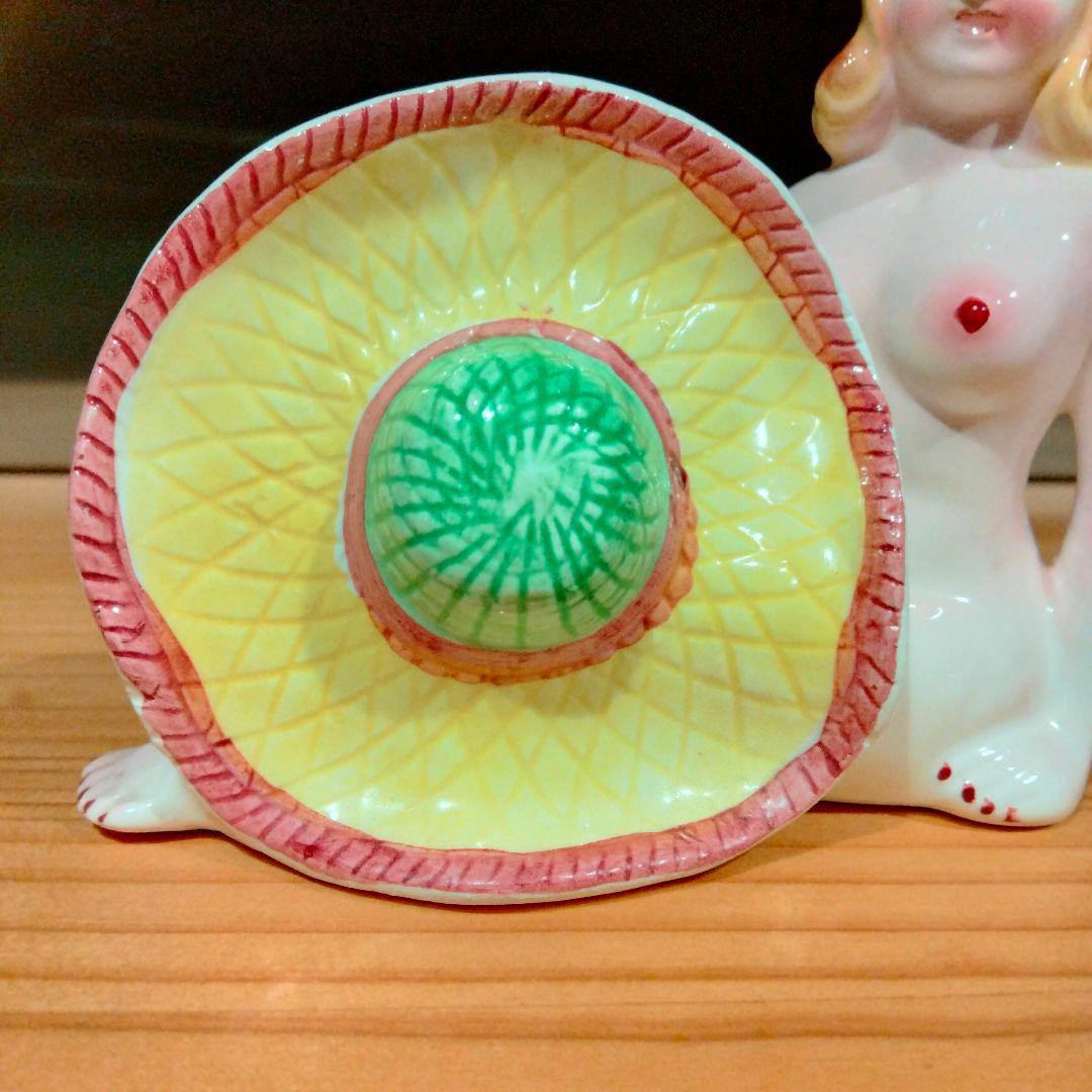 50s 美品　ビンテージ　S&P エロ　ヌード　ピンナップ 麦わら