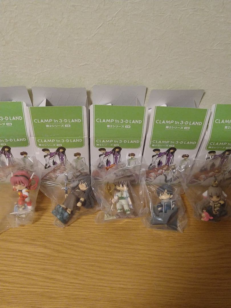 CLAMP in 3-D LAND フィギュアセット（第2〜第6シリーズセット）