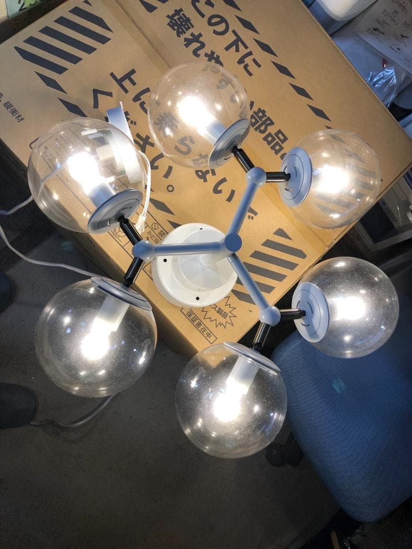 Y♢517 BRID 　 TINY GLASS CEILING LIGHT 6