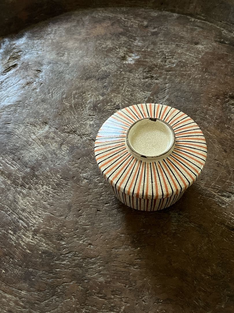 麦藁手　古瀬戸　幕末　蓋付き向付