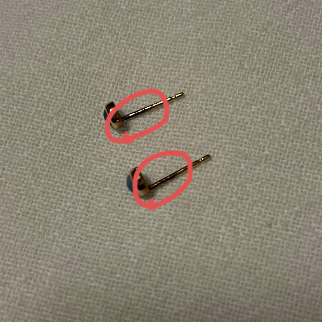 最終お値下げ ete オパール10k ピアス