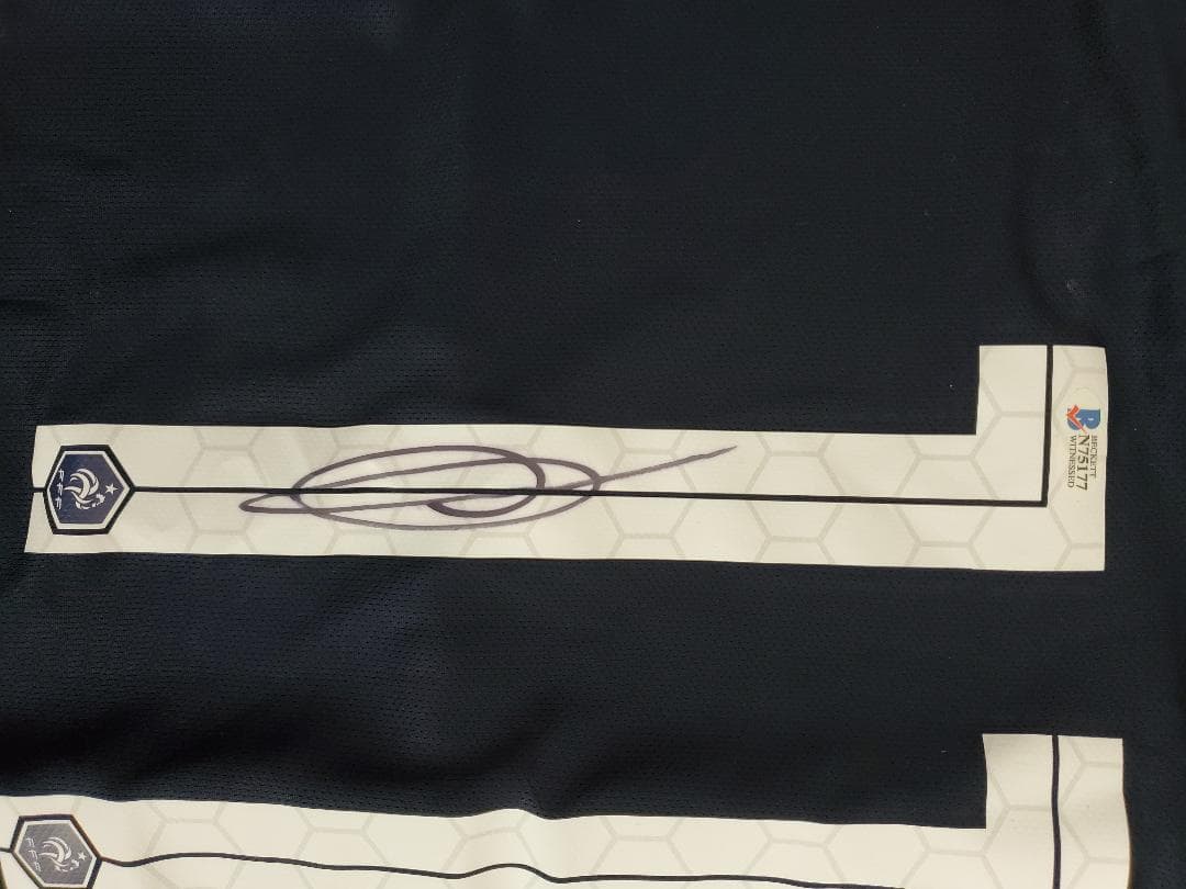 サッカー☆ウスマン・デンベレ 直筆サインレプリカジャージ BECKET社証明書