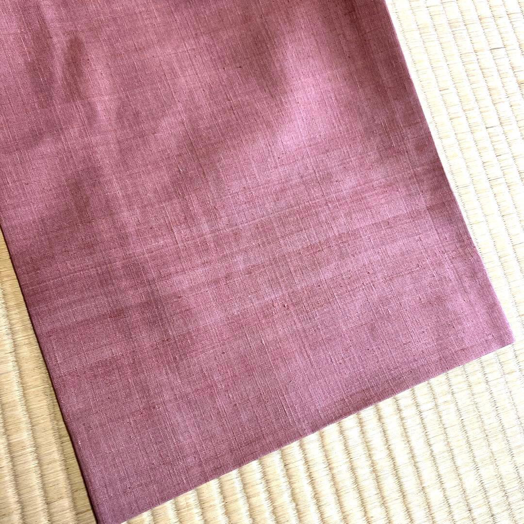 真綿紬　蘇州汕頭刺繍　超豪華　袋帯