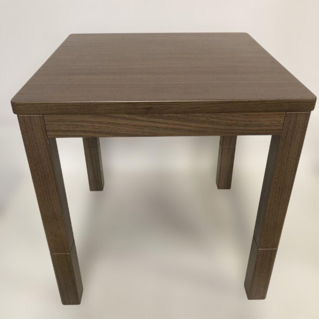 ユアサ　おひとり様こたつ　こたつテーブル　椅子　なごみ　ほぼ未使用　家具調