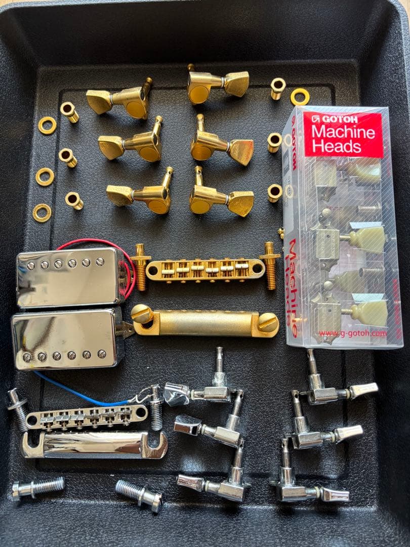 Gibson・GOTOH ・Tokaiのブリッジ・ペグ・ピックアップ等セット販売