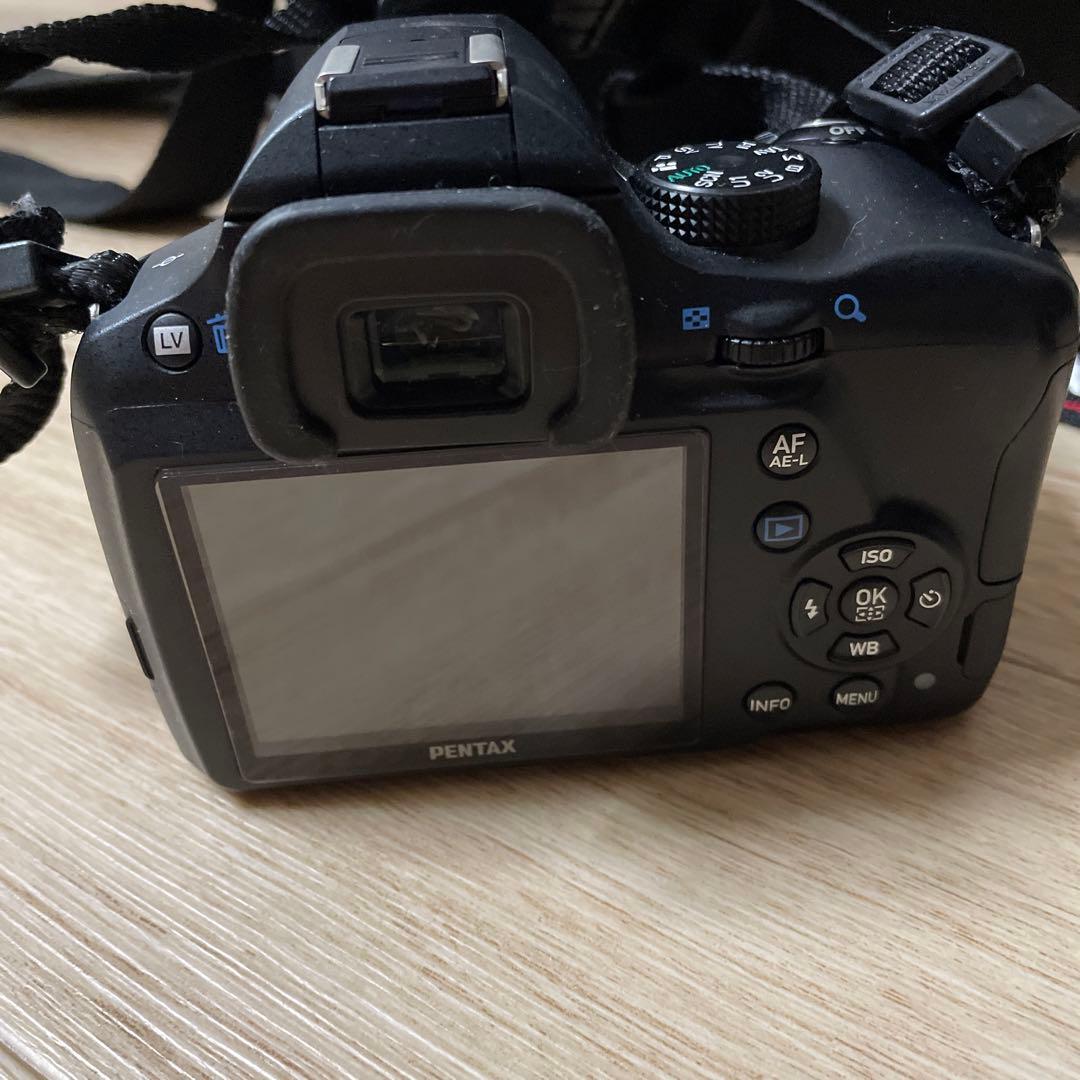 PENTAX K−50 K-50 BLACK レンズ3点セット　カメラケース付