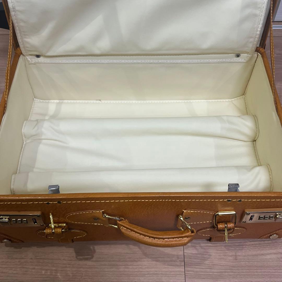 【良品】 ユーラシアトランク シフレ キャリーバッグ トランク キャメル