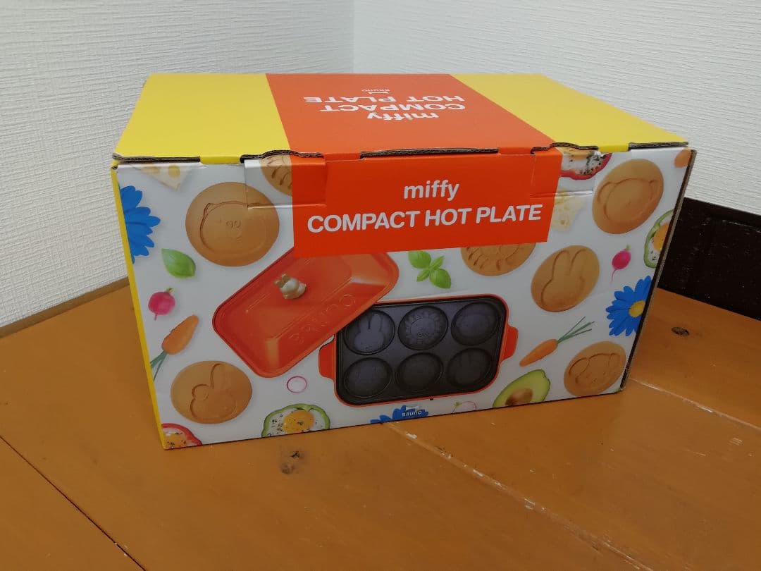 N514 miffy × BRUNOコラボ コンパクトホットプレート 箱あり