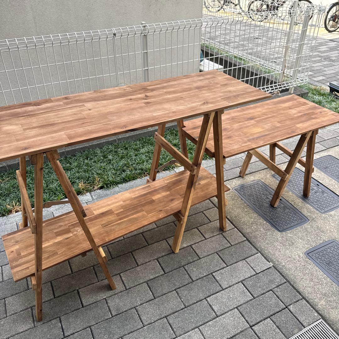 VISIONPEAKSビジョンピークス　アカシアラック木製ラック　キッチンラック