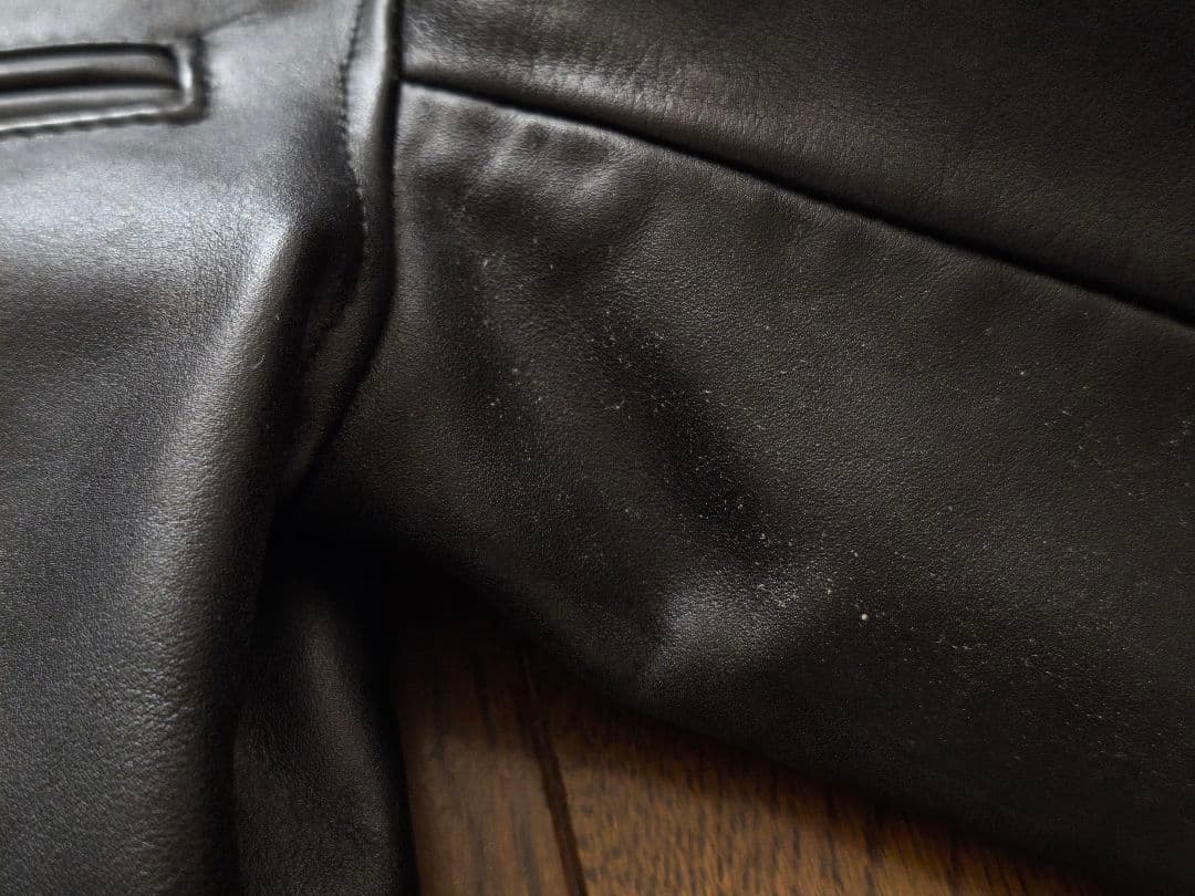 JAMES GROSE クラブマン　カウレザーライダース　サイズ36