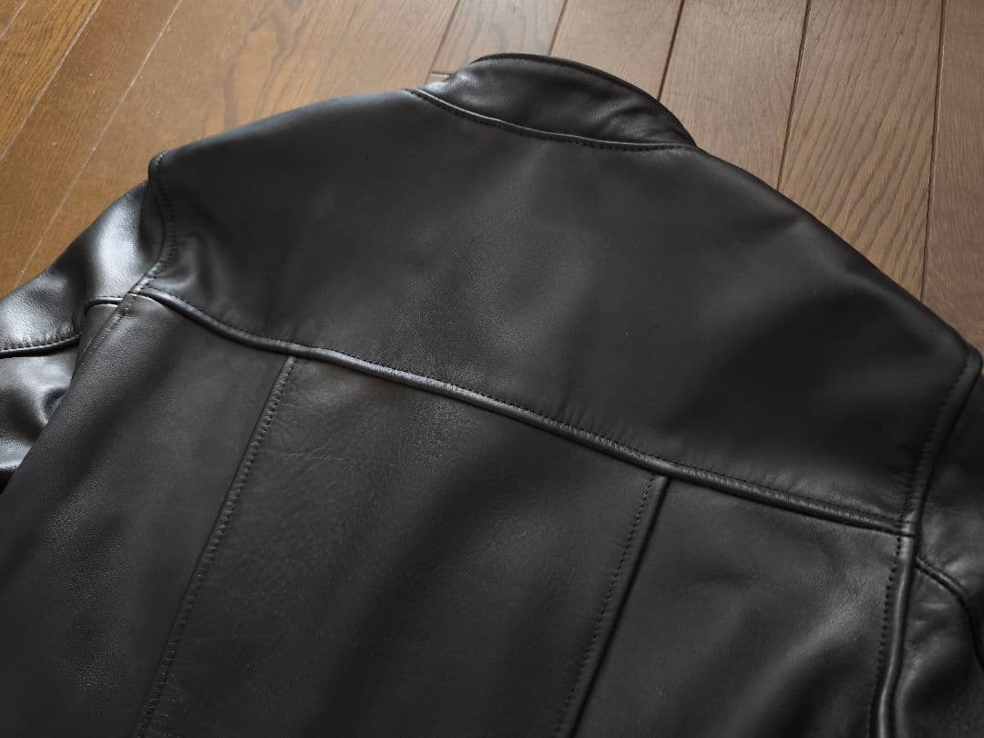 JAMES GROSE クラブマン　カウレザーライダース　サイズ36