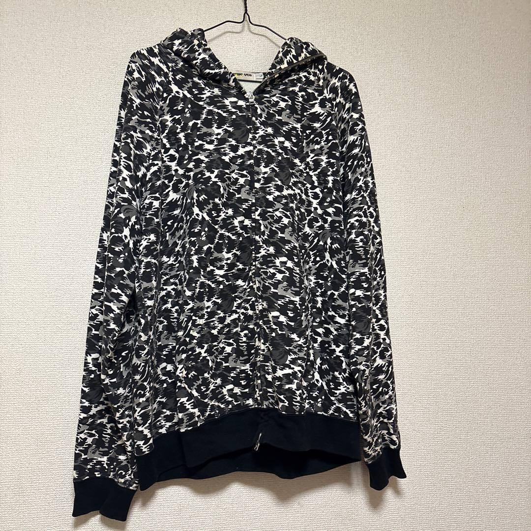 A BATHING APE カモフラージュ ジップパーカー L
