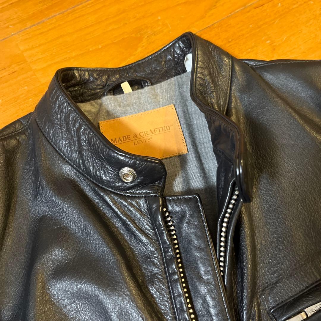 LEVI'S MADE & CRAFTED ブラックライダースジャケット