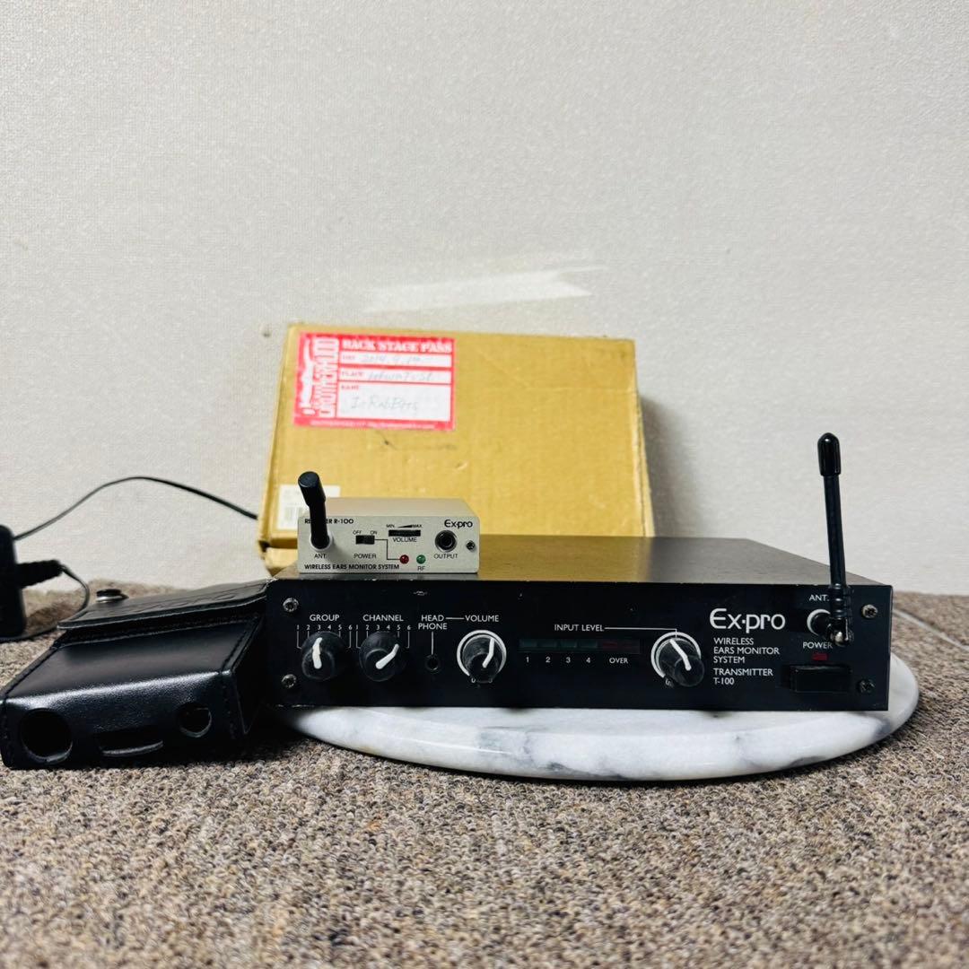 C94早い者勝ち✨Ex-Pro T-100 R-100 ワイヤレスイヤモニター