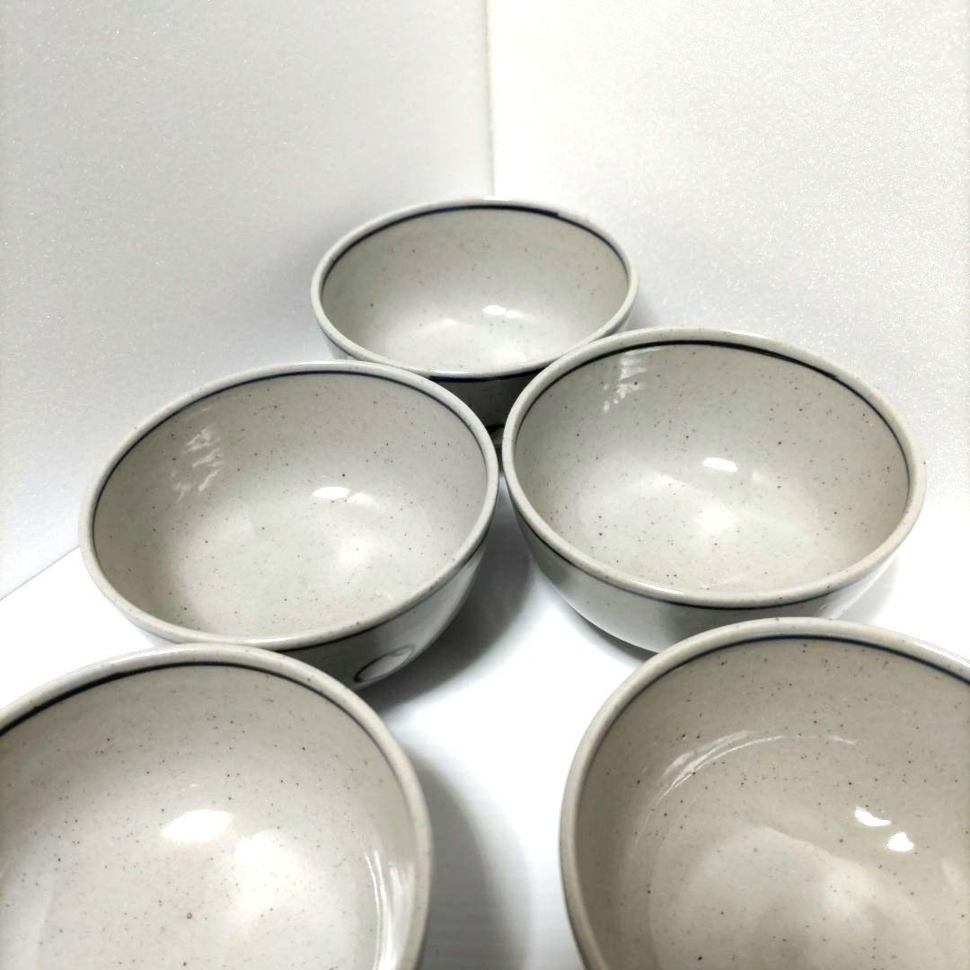 膳所焼　ツボツボ絵　汲出し　5客　淡海ぜぜ　陽炎園