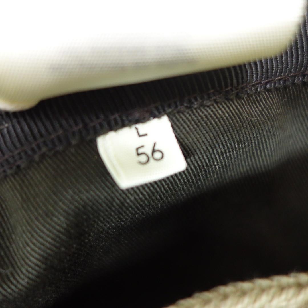 未使用 グッチ キッズチルドレンズ オリジナルGG フェドラハット 56cm