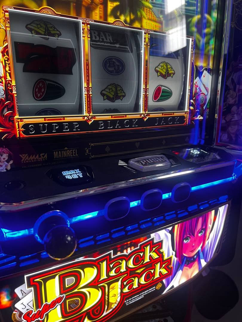 パチスロ L スーパーブラックジャック スマスロ実機 データカウンター対応 即日