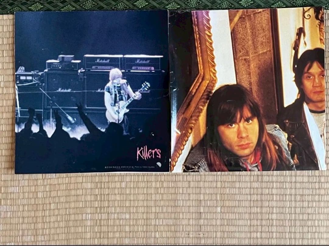 アイアンメイデン　ポスター　2枚　キラーズ　頭脳改革　レコード