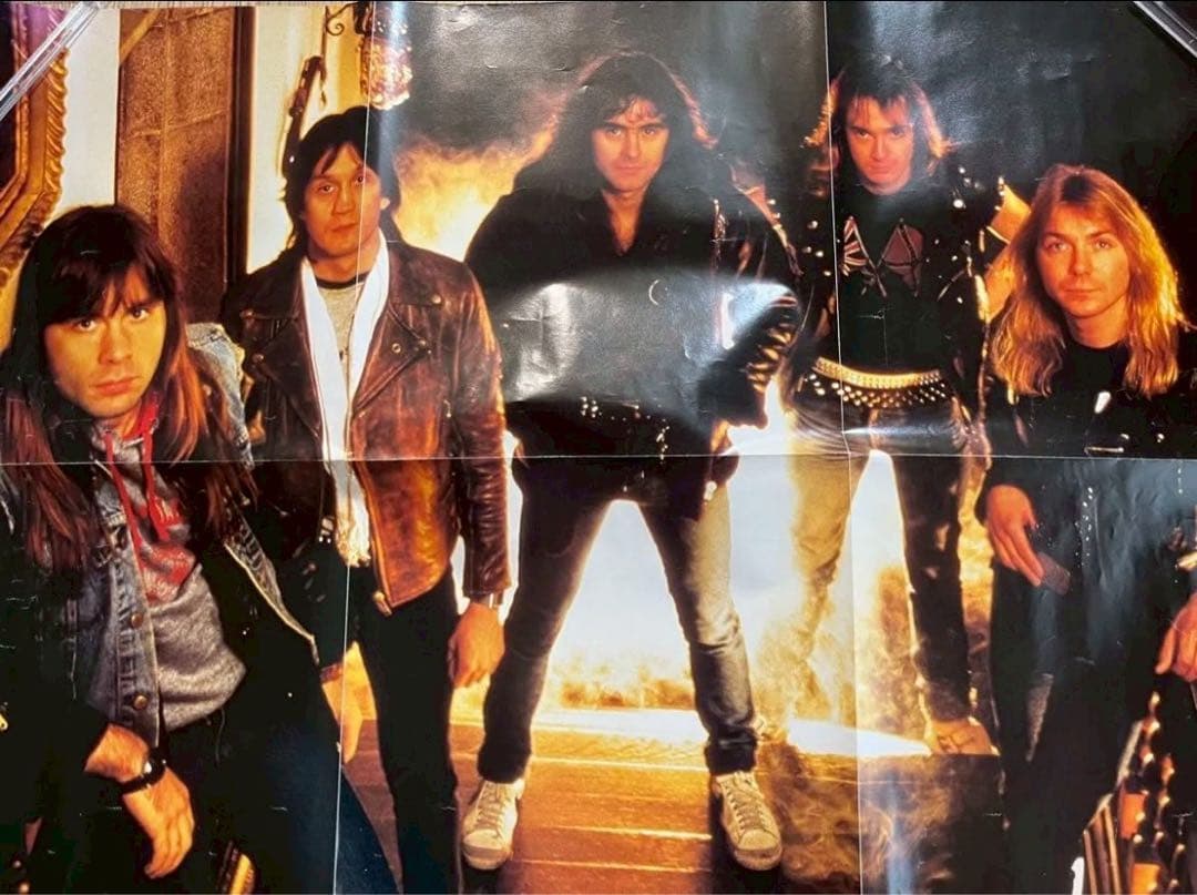 アイアンメイデン　ポスター　2枚　キラーズ　頭脳改革　レコード