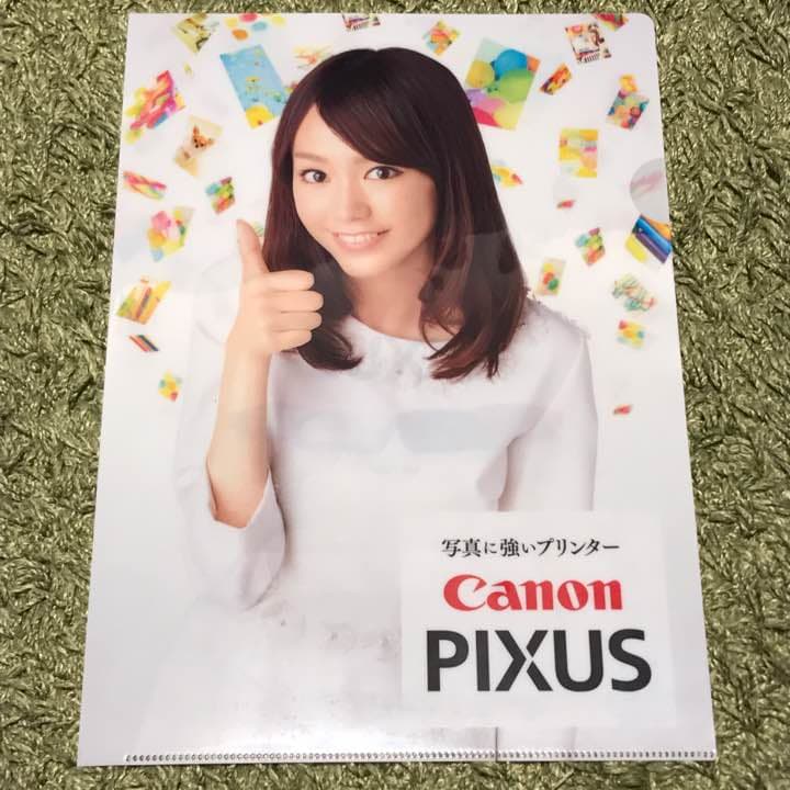 [レア物]桐谷美玲 クリアファイル (キヤノン PIXUS)